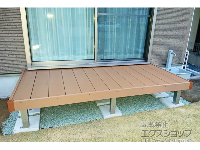 千葉県君津市ののウッドデッキ リウッドデッキ 200 施工例