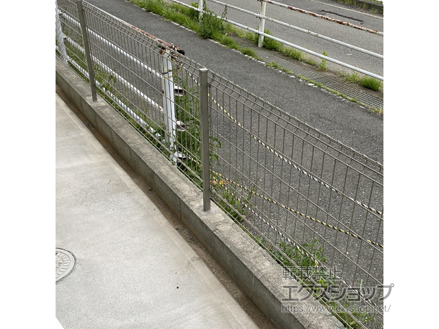 神奈川県大和市ののフェンス・柵 ハイグリッドフェンスUF8型 フリーポールタイプ 施工例