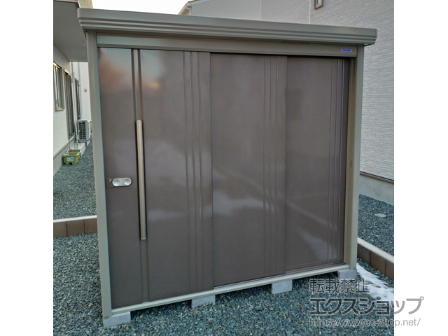 岩手県紫波郡紫波町のの物置・屋外倉庫 Mr.ストックマンダンディ 一般型 2200×1590×2110 ND-2215-B 施工例