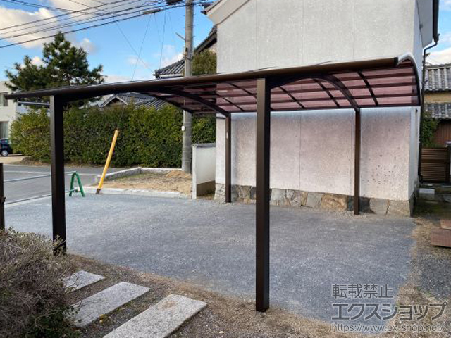 岡山県岡山市ののカーポート レイナツインポートグラン　積雪〜20cm対応 施工例