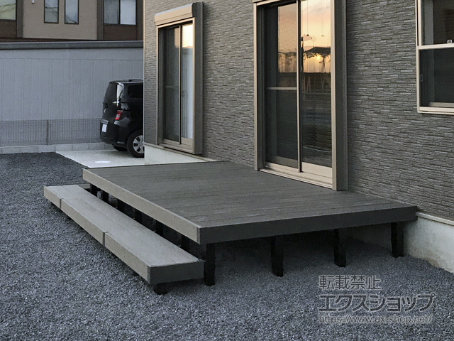 千葉県東金市ののウッドデッキ リウッドデッキ 200 施工例