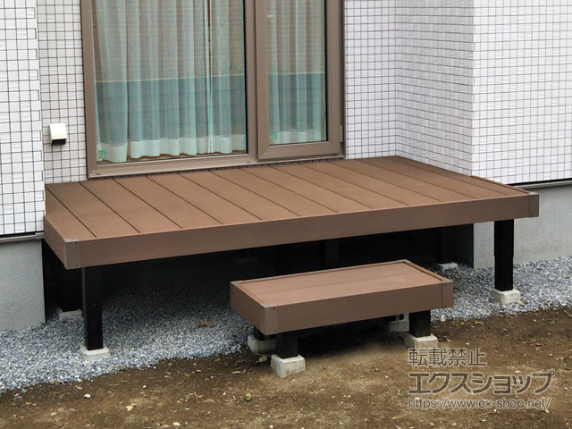 北海道札幌市ののウッドデッキ リウッドデッキ 200 施工例