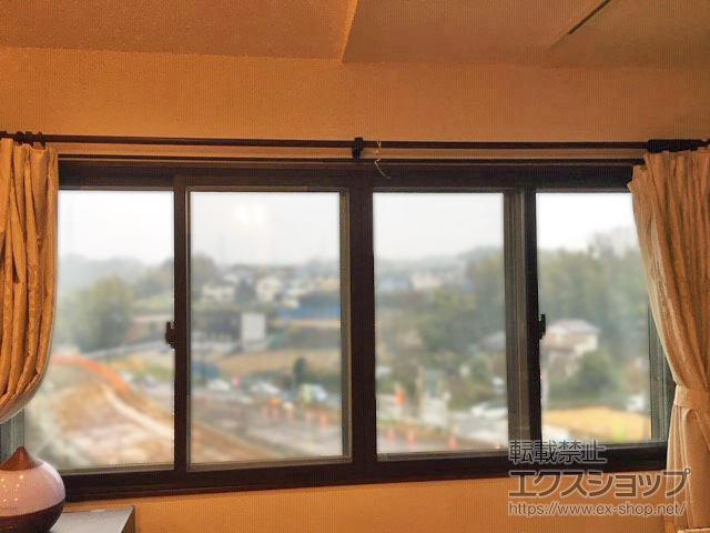 神奈川県横浜市のの二重窓（内窓） インプラス ダストバリア仕様 引違い窓 4枚建 施工例