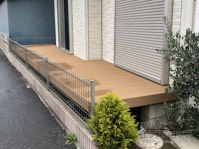 千葉県船橋市ののウッドデッキ リウッドデッキ 200 施工例