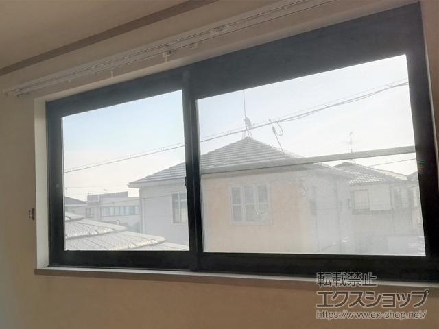 岡山県倉敷市のの二重窓（内窓） インプラス ダストバリア仕様 引違い窓 2枚建 施工例