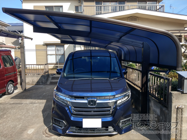 神奈川県相模原市ののカーポート プレシオスポート アルファ 積雪〜20cm対応 施工例