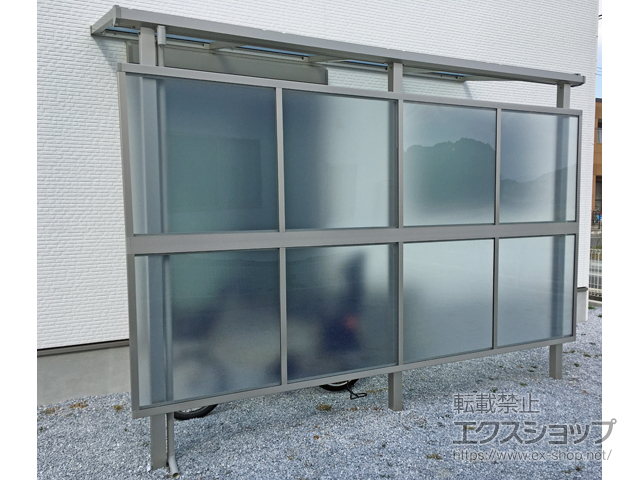 福岡県遠賀郡芦屋町ののテラス屋根 ソラリア F型 テラスタイプ 単体 積雪〜20cm対応 施工例