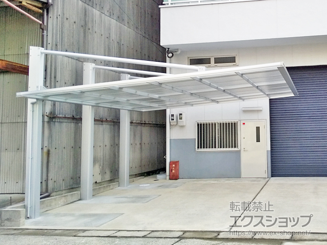 愛知県名古屋市ののカーポート ダブルフェース 積雪〜20cm対応 施工例