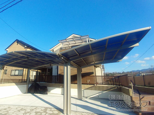 兵庫県神戸市ののカーポート レイナポートグラン　積雪〜20cm対応 施工例