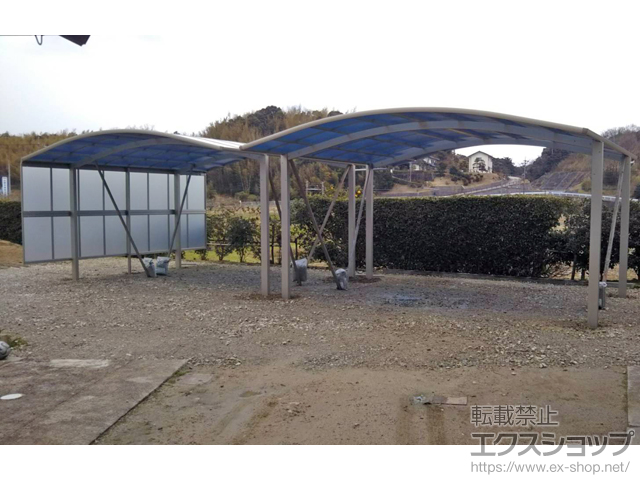 島根県出雲市ののカーポート レイナツインポートグラン　積雪〜20cm対応 施工例