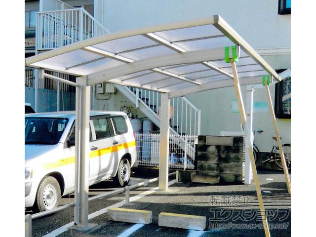 東京都江戸川区ののカーポート レイナポートグランミニZ 積雪〜20cm対応 施工例