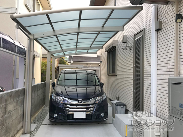大阪府高槻市ののカーポート レイナポートグラン 延長　積雪〜20cm対応 施工例