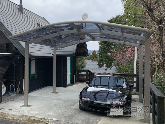 静岡県田方郡函南町ののカーポート レイナツインポートグラン　積雪〜20cm対応 施工例