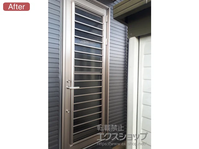 三重県四日市市のLIXIL リクシル（トステム）玄関ドア施工例