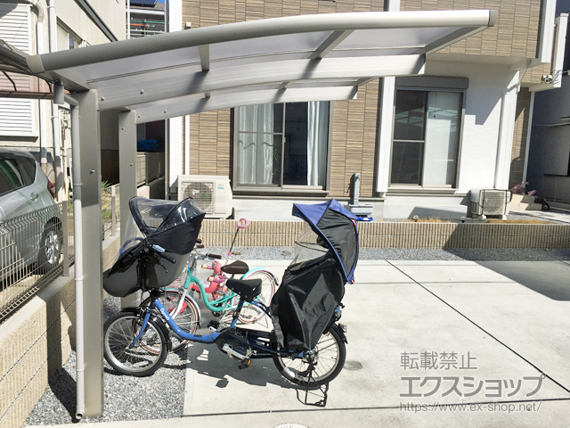 埼玉県さいたま市ののサイクルポート・駐輪場 レイナポートグランミニ 積雪〜20cm対応 施工例