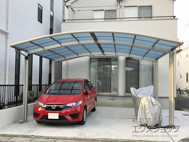 埼玉県春日部市ののカーポート レイナツインポートグラン　積雪〜20cm対応 施工例