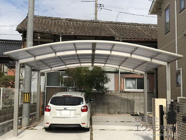 山口県山陽小野田市ののカーポート レイナツインポートグラン　積雪〜20cm対応 施工例