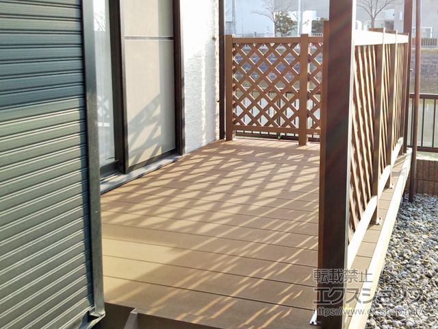 兵庫県明石市ののウッドデッキ マージウッドデッキ 施工例