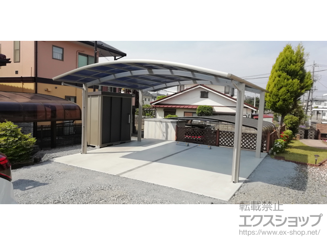 栃木県宇都宮市ののカーポート レイナツインポートグラン　積雪〜20cm対応 施工例