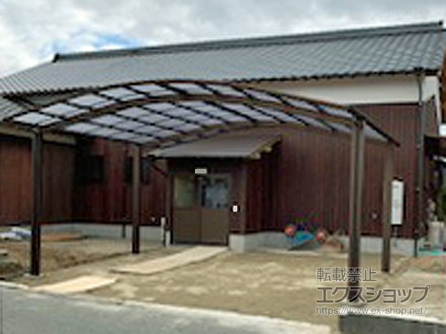福岡県糸島市ののカーポート レイナツインポートグラン　積雪〜20cm対応 施工例