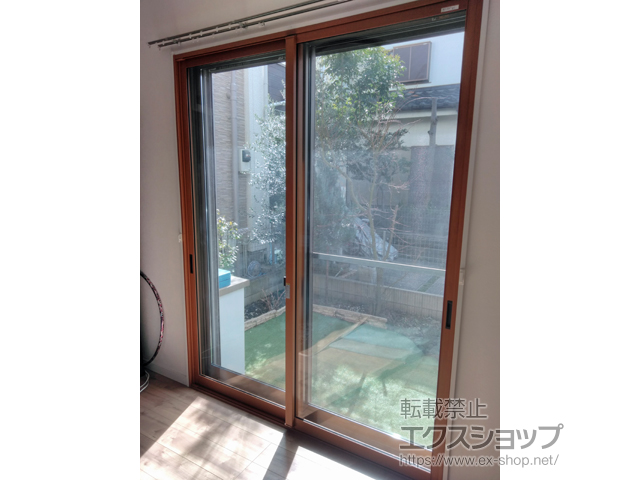 東京都小平市のの二重窓（内窓） プラメイクEII 引違い窓 2枚建 テラスタイプ 施工例