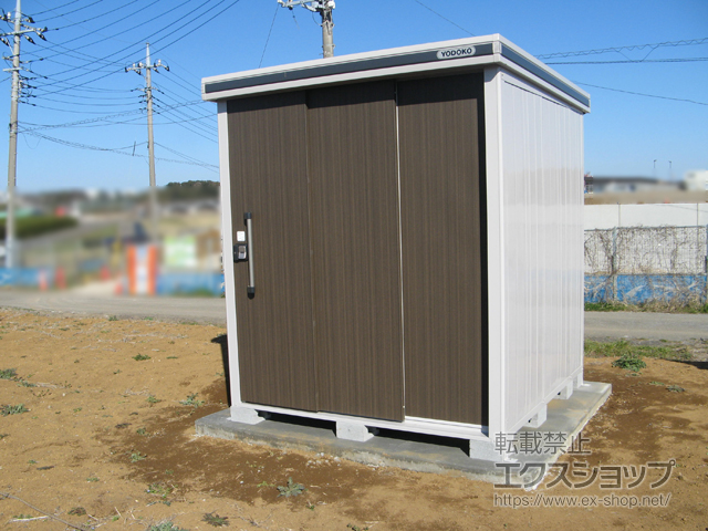 千葉県柏市のの物置・屋外倉庫 エルモ 一般型 （LMD-1818） 施工例