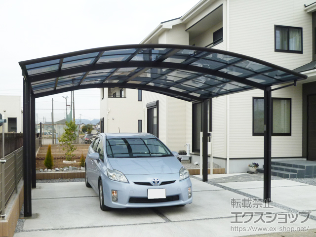 栃木県佐野市ののカーポート レイナツインポートグラン　積雪〜20cm対応 施工例