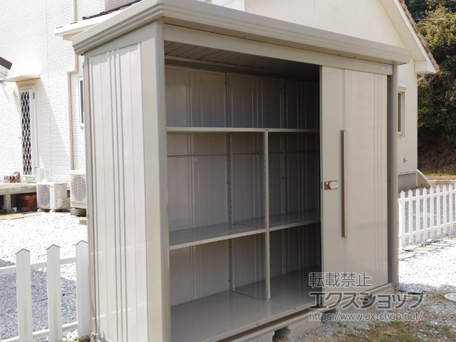 福岡県遠賀郡芦屋町のの物置・屋外倉庫 Mr.ストックマンダンディ 一般型 結露減少型 2532×890×2110（ND-Z2508） ND-Z2508-W 施工例