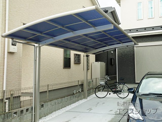 滋賀県栗東市ののカーポート レイナポートグラン　積雪〜20cm対応 施工例