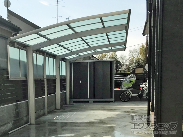 神奈川県横浜市ののカーポート レイナポートグラン 延長　積雪〜20cm対応 施工例