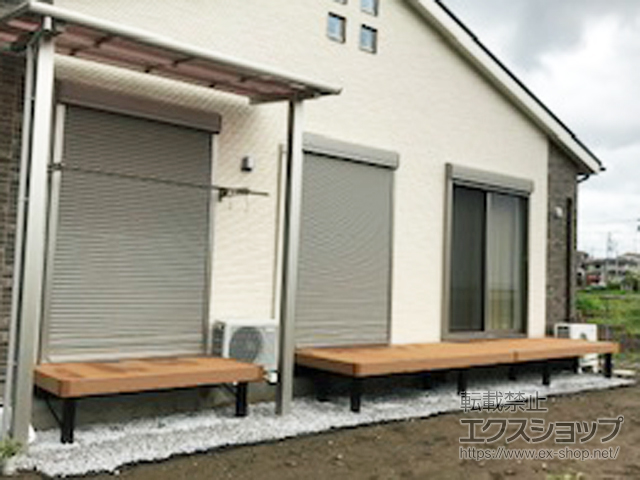 埼玉県越谷市ののウッドデッキ リウッドデッキ 200 施工例