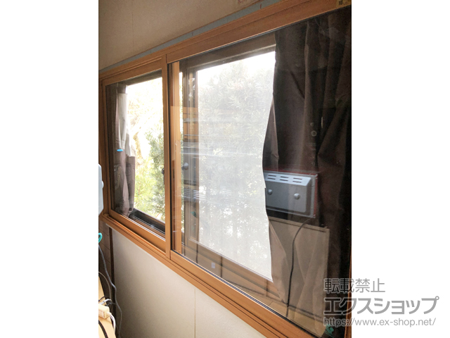 熊本県上益城郡甲佐町のの二重窓（内窓） インプラス ダストバリア仕様 引違い窓 2枚建 施工例