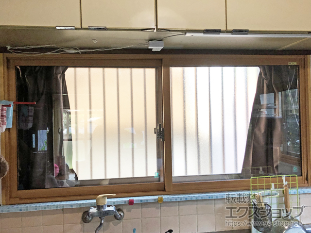 熊本県上益城郡甲佐町のの二重窓（内窓） インプラス ダストバリア仕様 引違い窓 2枚建 施工例