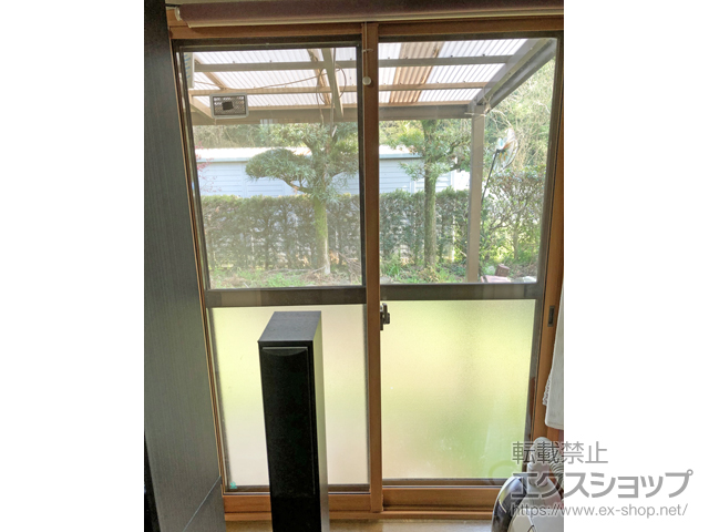 熊本県上益城郡甲佐町のの二重窓（内窓） インプラス ダストバリア仕様 引違い窓 4枚建 施工例