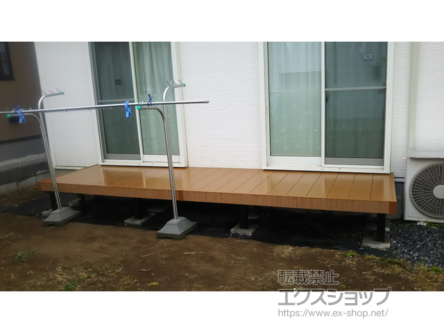 埼玉県飯能市ののウッドデッキ リウッドデッキ 200 施工例