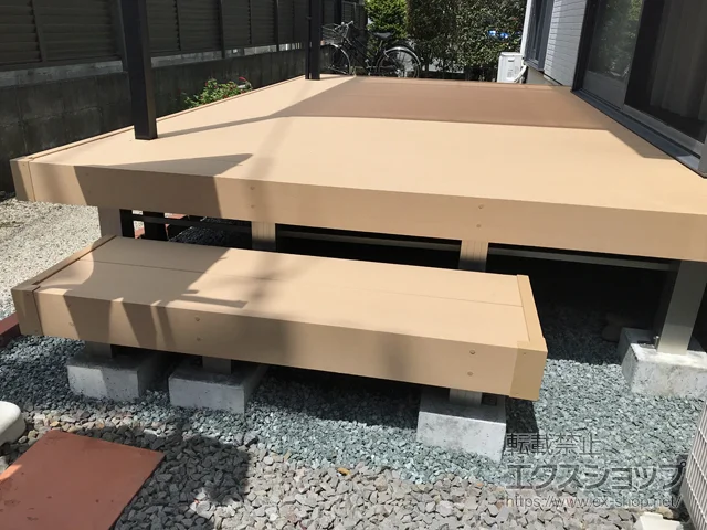 熊本県熊本市のYKKAPのウッドデッキ リウッドデッキ 200 施工例