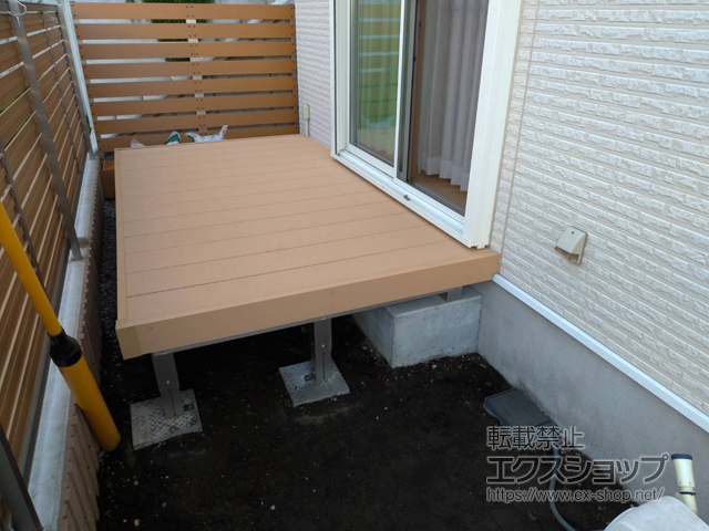 神奈川県横浜市ののウッドデッキ リウッドデッキ 200 施工例