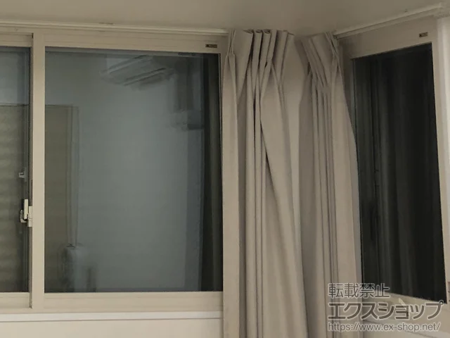 広島県福山市のLIXIL リクシル（トステム）の内窓（二重窓・二重サッシ） インプラス ダストバリア仕様 FIX窓 施工例