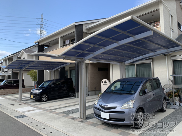 兵庫県姫路市ののカーポート レイナポートグラン Y合掌　積雪〜20cm対応 施工例