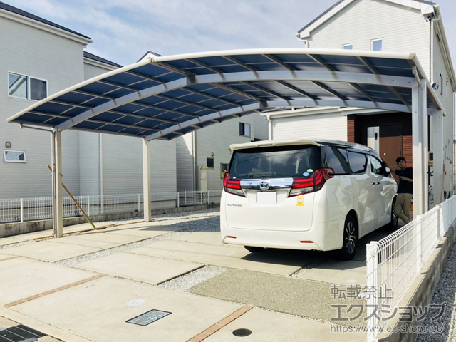 静岡県浜松市ののカーポート レイナトリプルポートグラン　積雪〜20cm対応 施工例