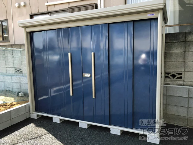 東京都調布市のタクボの物置・収納・屋外倉庫 Mr.ストックマンダンディ 多雪型 結露減少型 2900×890×2110（ND-Z2908） ND-Z2908-DB 施工例