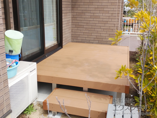 愛知県尾張旭市ののウッドデッキ リウッドデッキ 200 施工例