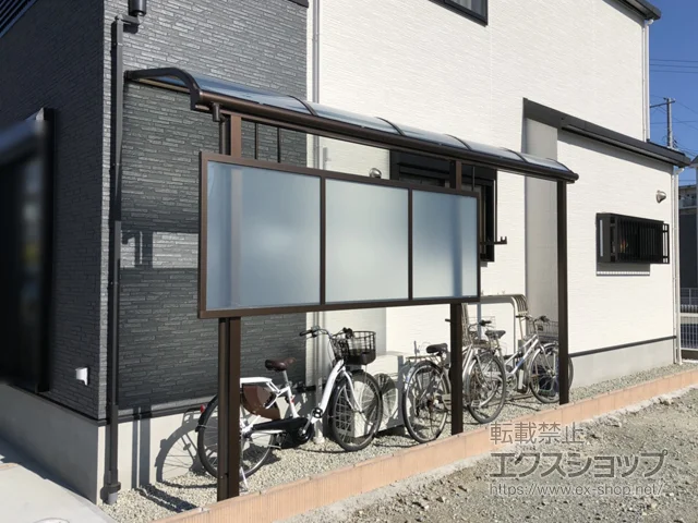 兵庫県姫路市のYKKAPのテラス屋根 ヴェクターテラス R型 テラスタイプ 単体 積雪～20cm対応 施工例
