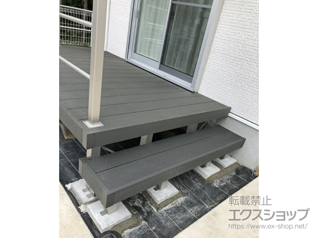 千葉県習志野市ののウッドデッキ リウッドデッキ 200 施工例