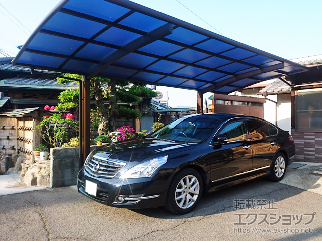 香川県坂出市ののカーポート レイナポートグラン　積雪〜20cm対応 施工例