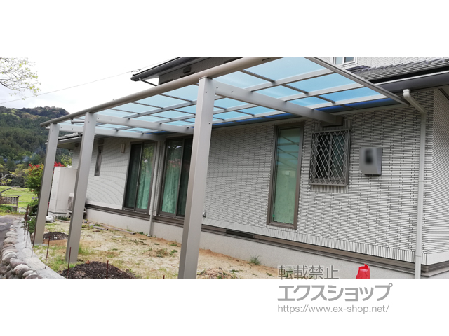 大分県日田市ののカーポート エフルージュグラン 延長　積雪〜20cm対応 施工例