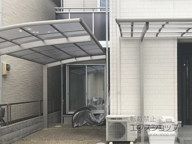 大阪府枚方市のYKKAPのカーポート レイナポートグラン　積雪～20cm対応 施工例