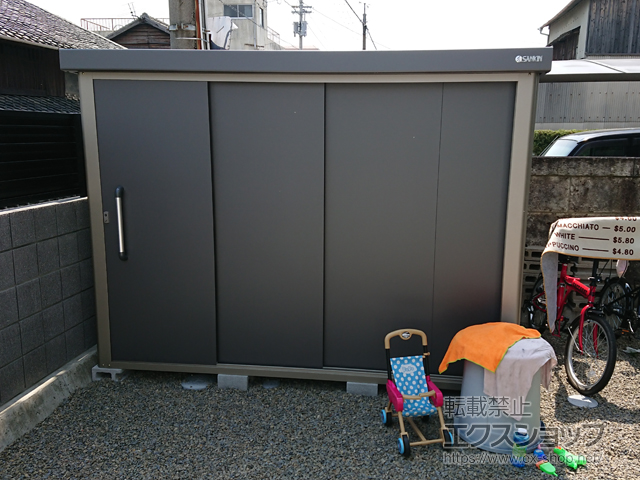 愛媛県西条市のの物置・屋外倉庫 エスケーエイト 一般型 ( SK8-130-GK) 施工例
