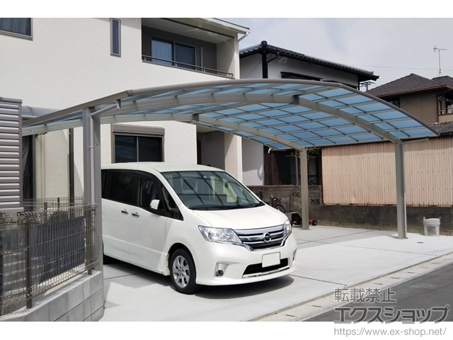 福岡県糟屋郡篠栗町ののカーポート レイナトリプルポートグラン　積雪〜20cm対応 施工例