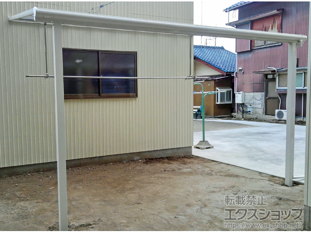 千葉県東金市ののテラス屋根 ヴェクターテラス F型 テラスタイプ 単体 積雪〜20cm対応 施工例